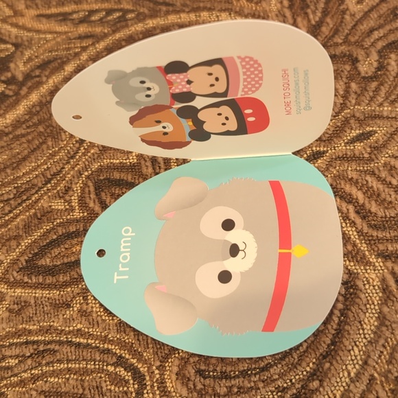 Disney Original Squishmallows "Tramp" from Lady & the Tramp by KellyToy - Picture 3 of 4